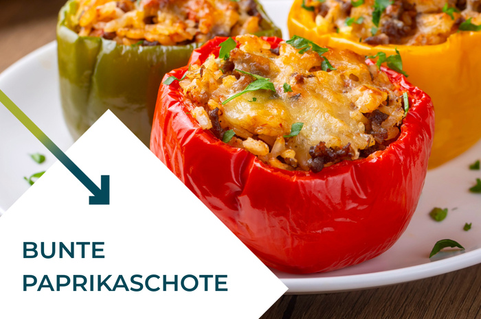 Rezept des Monats September - Bunte Paprikaschote