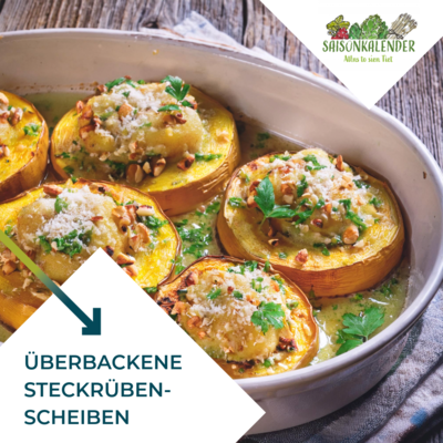 Überbackene Steckrüben